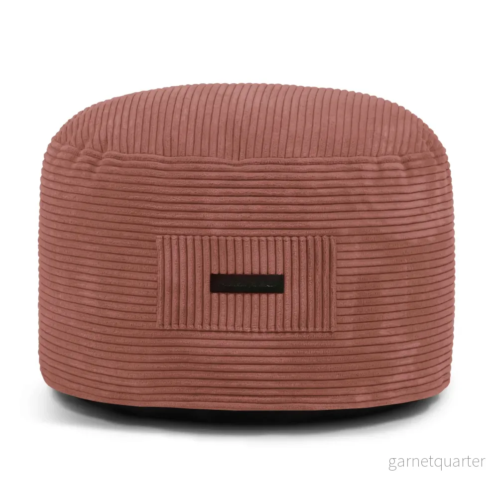 Footstool On 60 Waves Coral