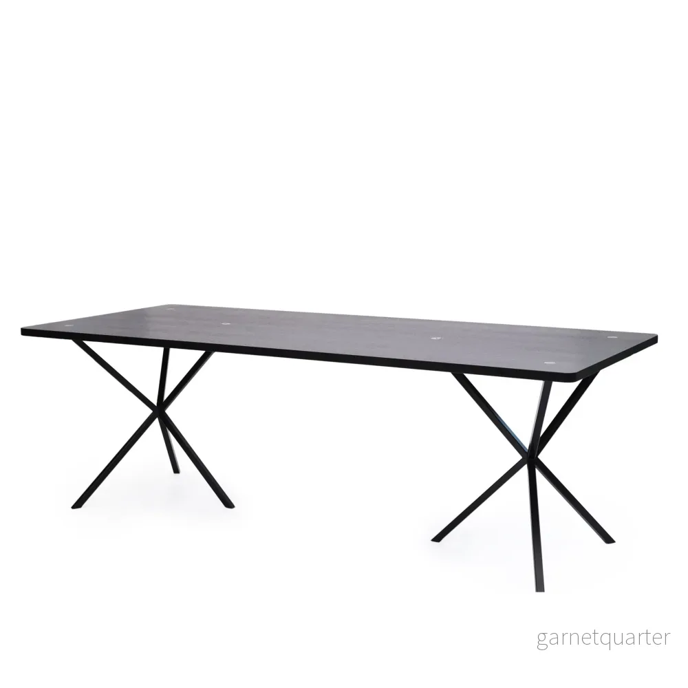 NEB Rectangular Table With Top In Oak NEB Rectangular Table With Top In Oak