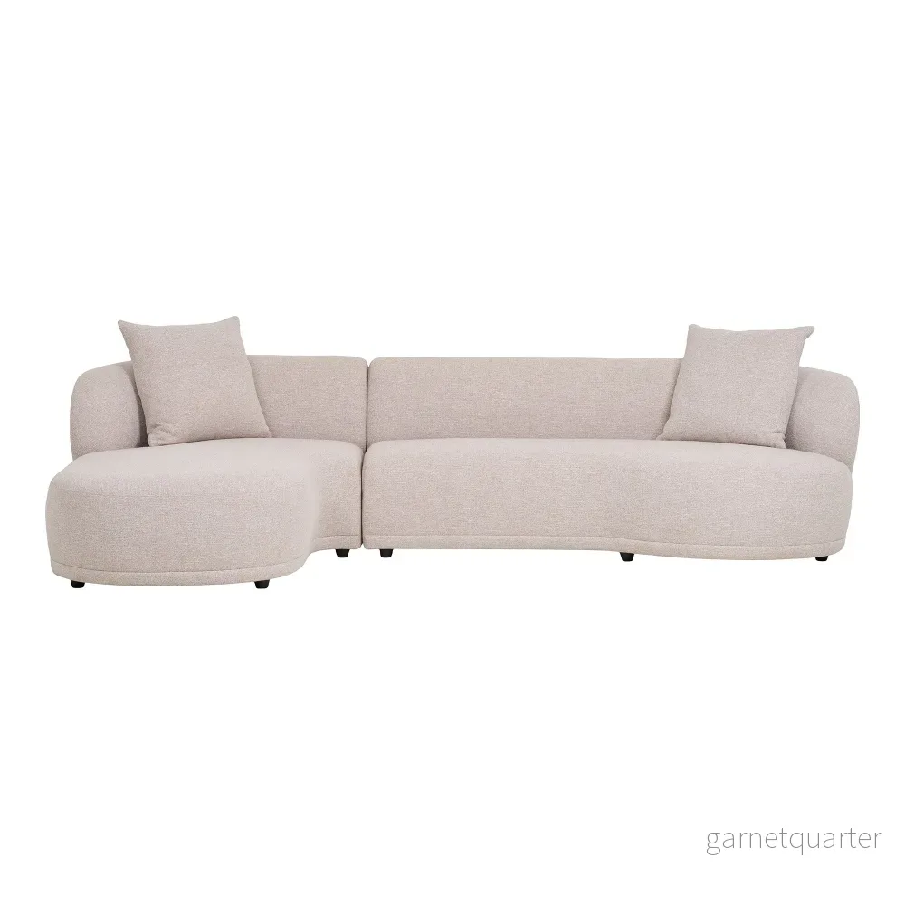 House Nordic Kingston loungesoffa – vänstervänd, natur House Nordic Kingston loungesoffa – vänstervänd, natur