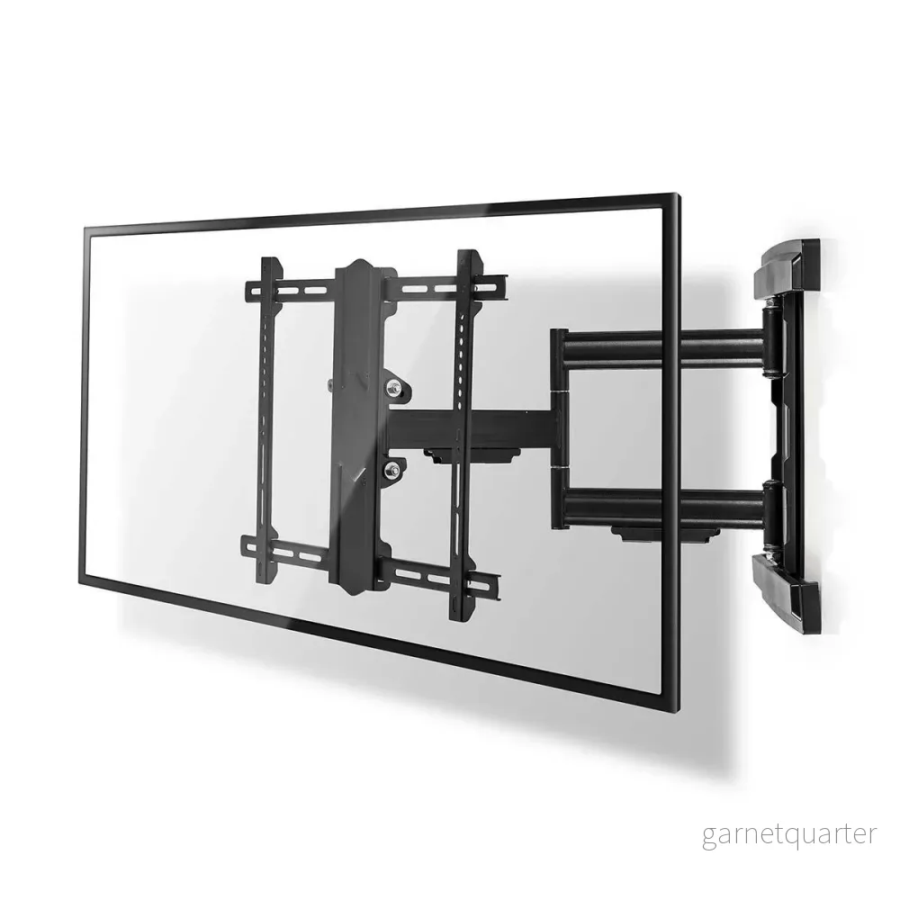 Full-motion TV-väggfäste | 37 – 80″ | Max. 50 kg | 3 gångjärnspunkter