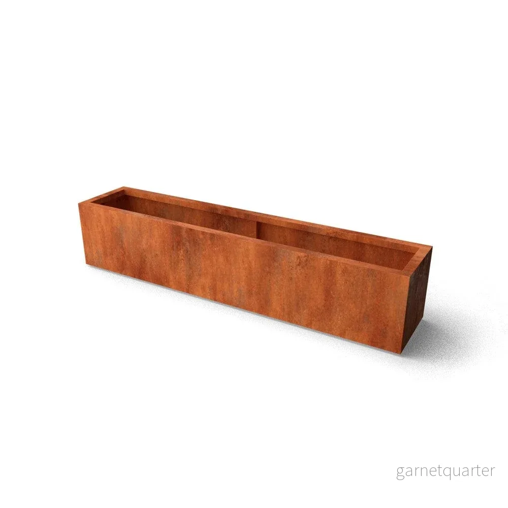 Geroba Blomlåda Artesa Corten 200x40x40cm Geroba Blomlåda Artesa Corten 200x40x40cm