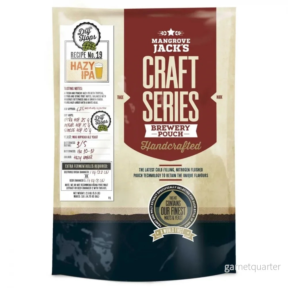 Craft Series Hazy IPA Ekstraktkit – 2,5kg Craft Series Hazy IPA Ekstraktkit – 2,5kg