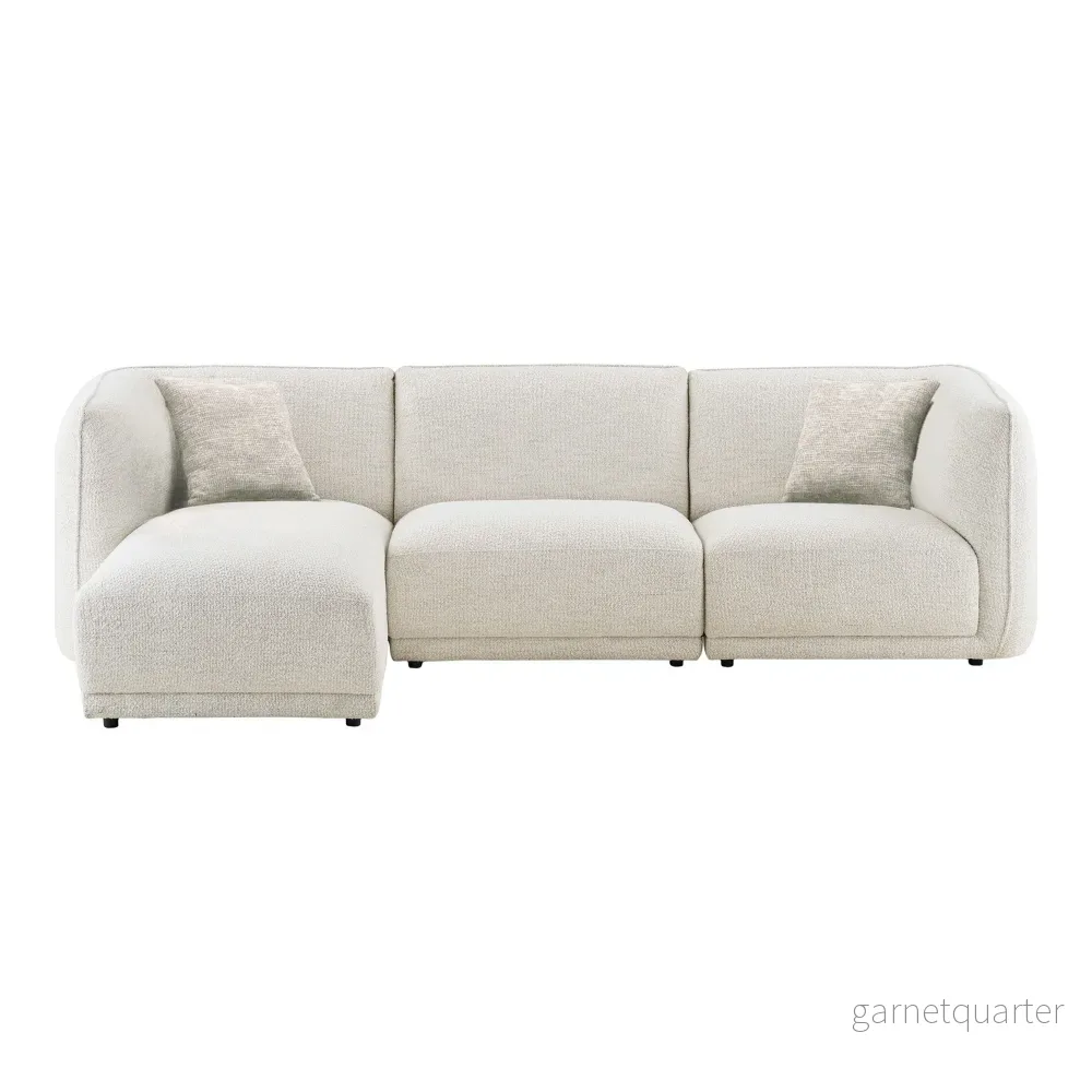 House Nordic Noor loungesoffa – vänstervänd, offwhite House Nordic Noor loungesoffa – vänstervänd, offwhite