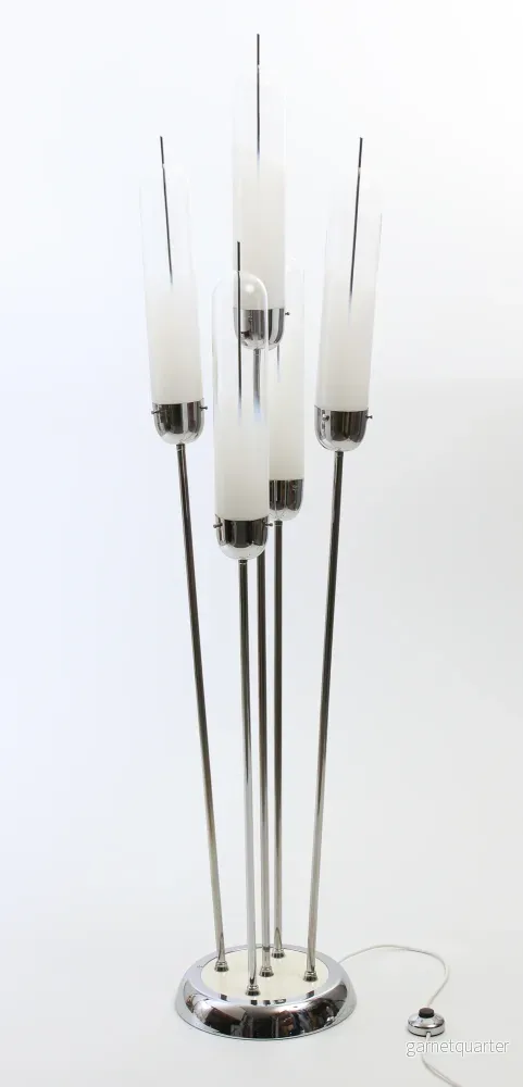 Golvlampa Carlo Nason för Mazzega Muranoglas Italiensk 1970-tal Nr C61