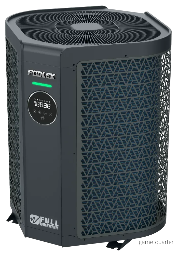 Poolex Vertigo Fi 2 – Full Inverter Poolvärmepump med Vertikal Ventilation