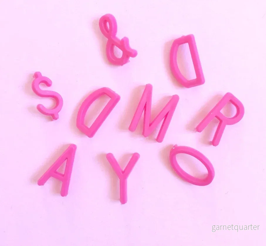 Omm Design Letters Bokstäver Omm Design Letters Bokstäver