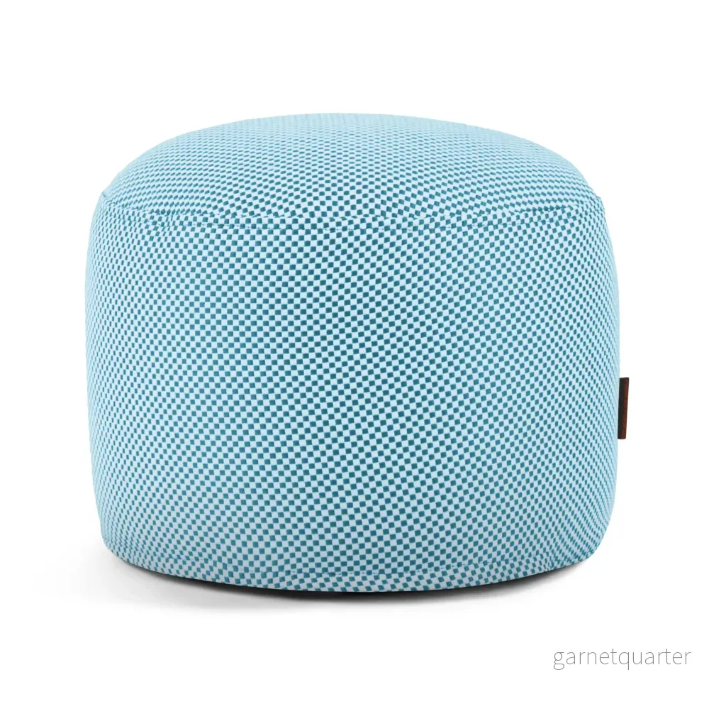 Sittpuff Fotpall Mini Capri Turquoise