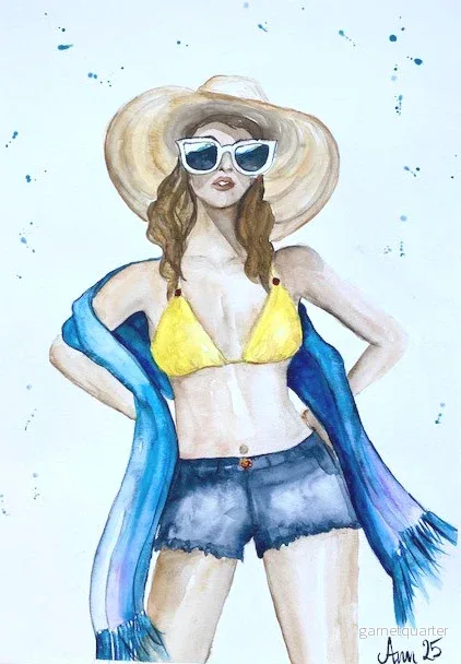 Ann Blimark – RIVIERA GIRL- AUKTION