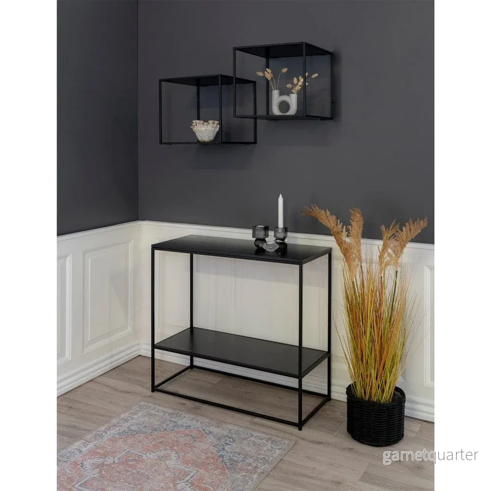 House Nordic Vägghylla Vita Svart/Ek 36 - Bild 3