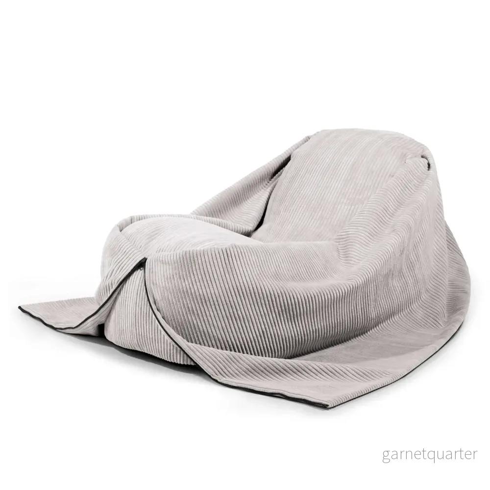 Sittsäck Cocoon 100 Waves White Grey