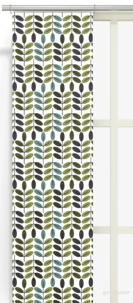 Arvidssons Textil Bladiblad Panelgardin 2-pack Arvidssons Textil Bladiblad Panelgardin 2-pack
