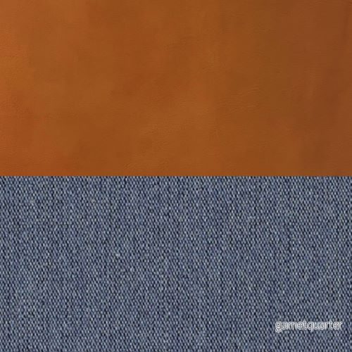 Tärnsjö Mörk Cognac/Blå Heritage Denim (5cm)