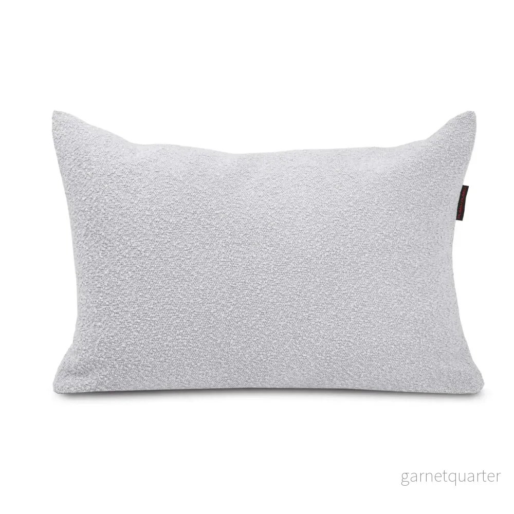 Dekorationskudde 65×45 cm Madu bouclétyg ljusgrå Dekorationskudde 65×45 cm Madu bouclétyg ljusgrå