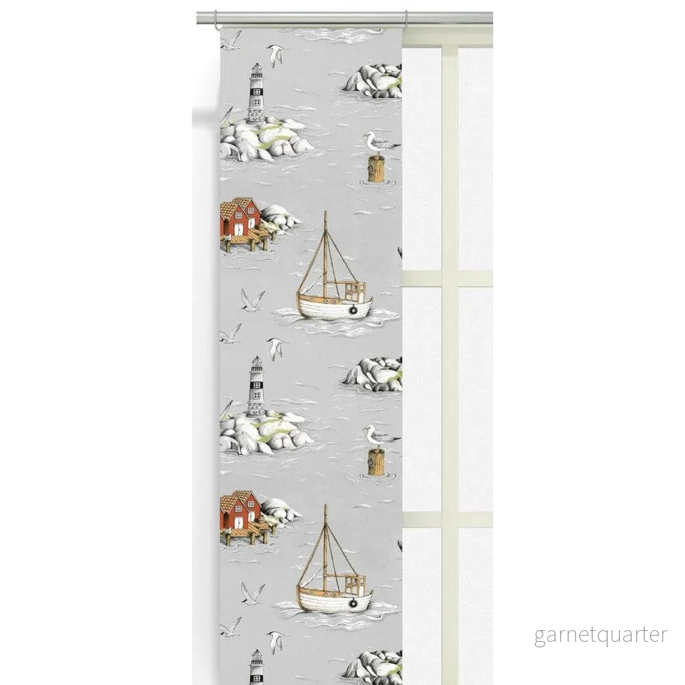 Arvidssons Textil Panelgardin Fiskeskär 2-pack Arvidssons Textil Panelgardin Fiskeskär 2-pack