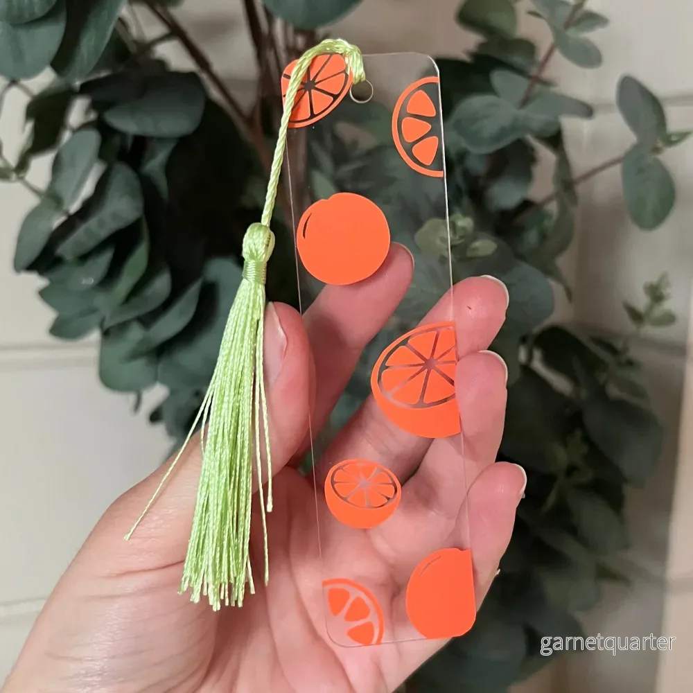 Bokmärke – Happy Orange