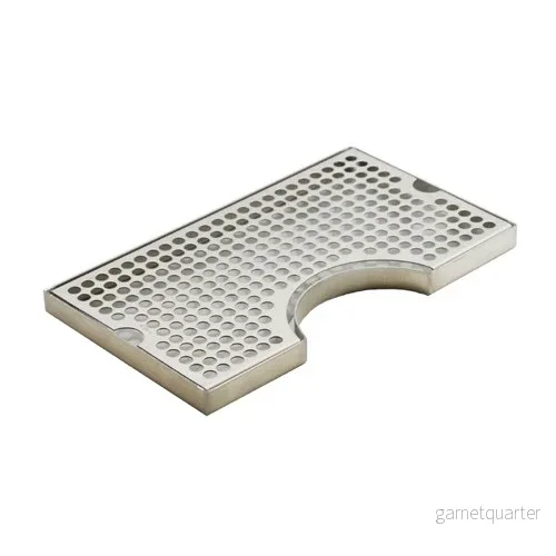 Drip Tray 30cm x 18cm till tapptorn, med cutout – Krome Dispense