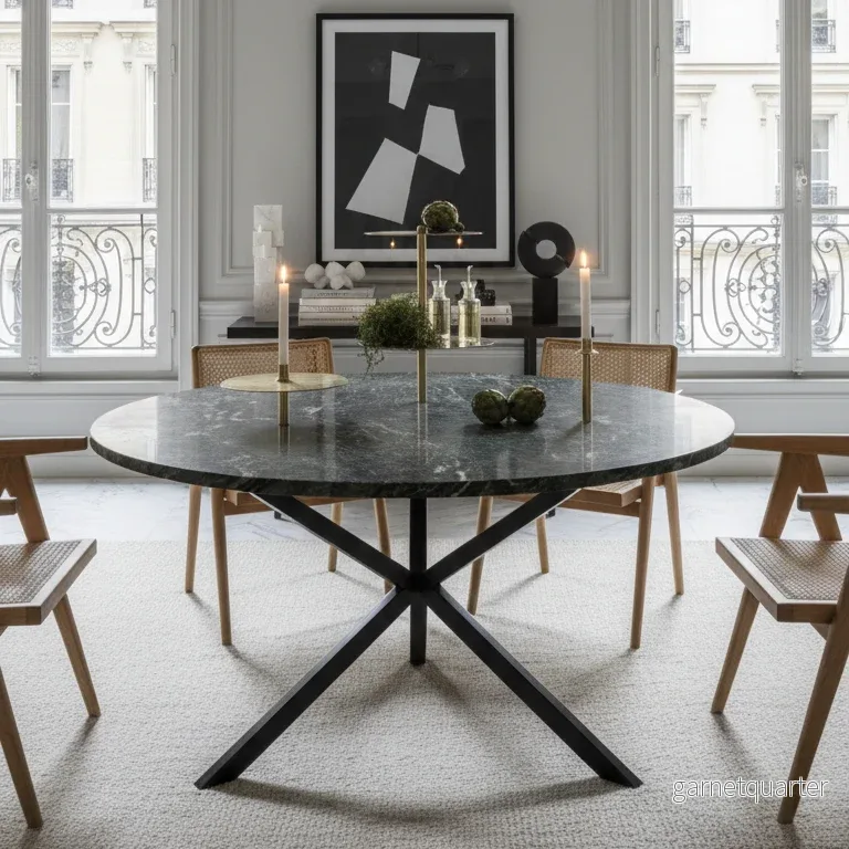 NEB Round Table, Stone Top NEB Round Table, Stone Top