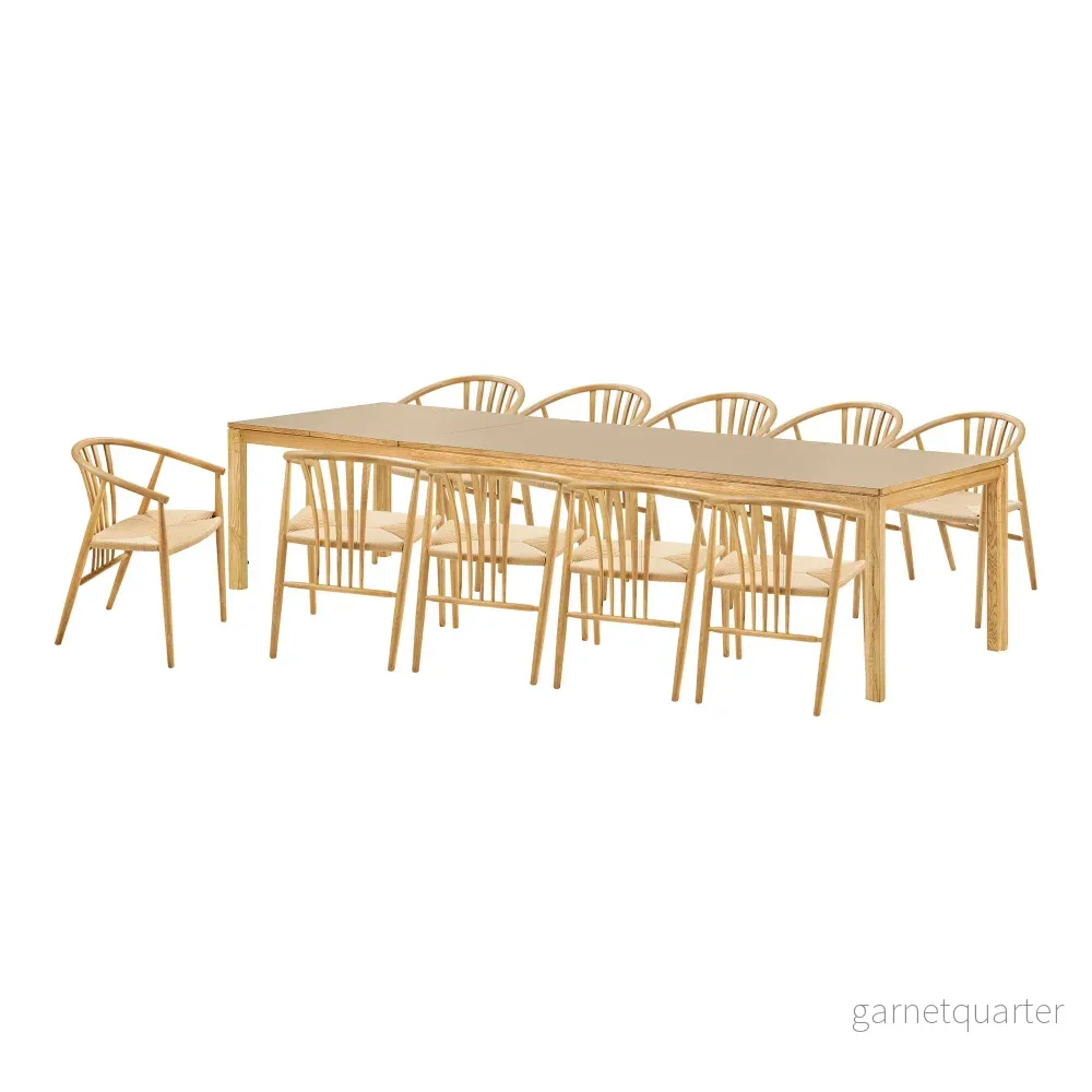 House Nordic Bowen & Agustin matgrupp med 10 stolar House Nordic Bowen & Agustin matgrupp med 10 stolar