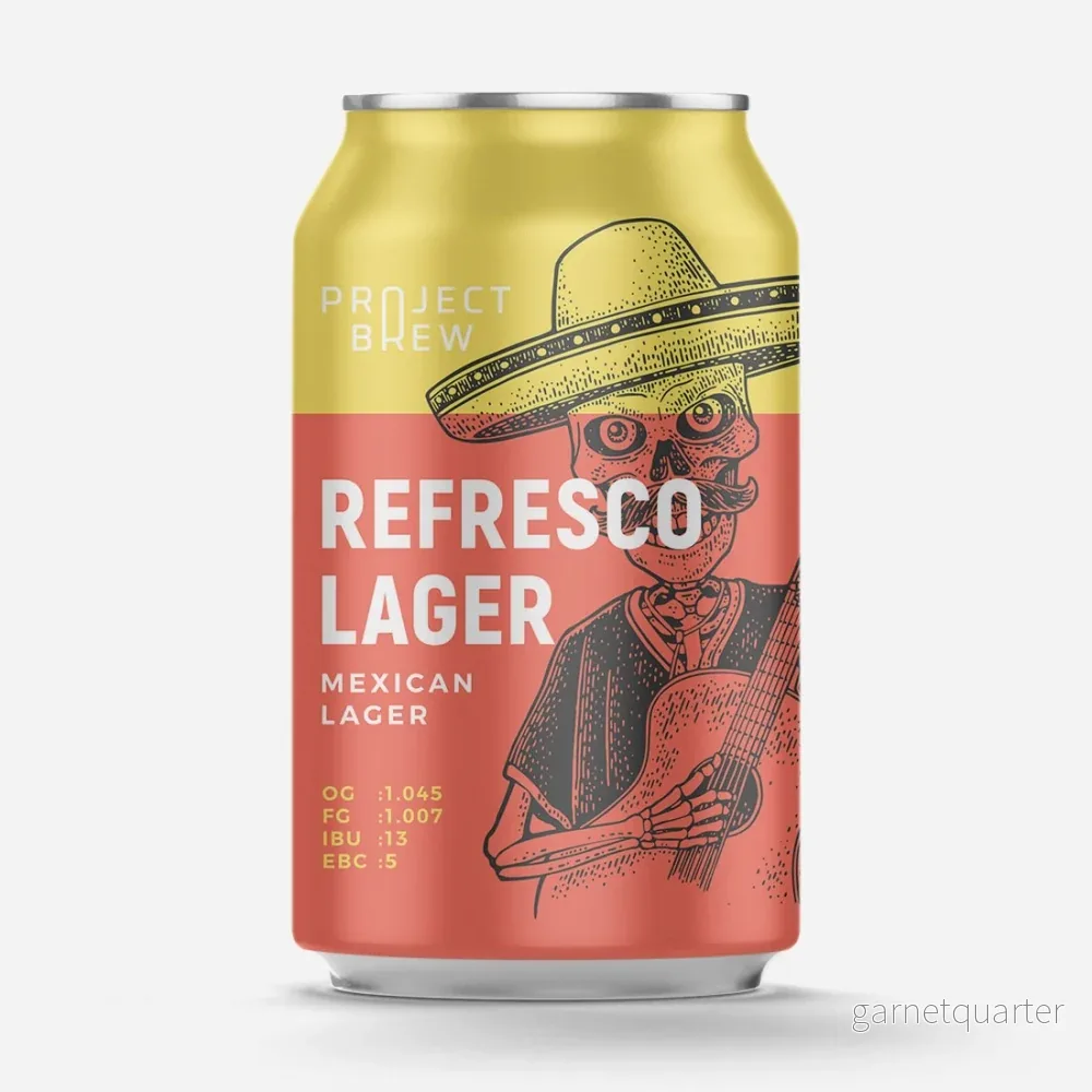 Refresco Mexican Lager - allgrain ölkit - Bild 3
