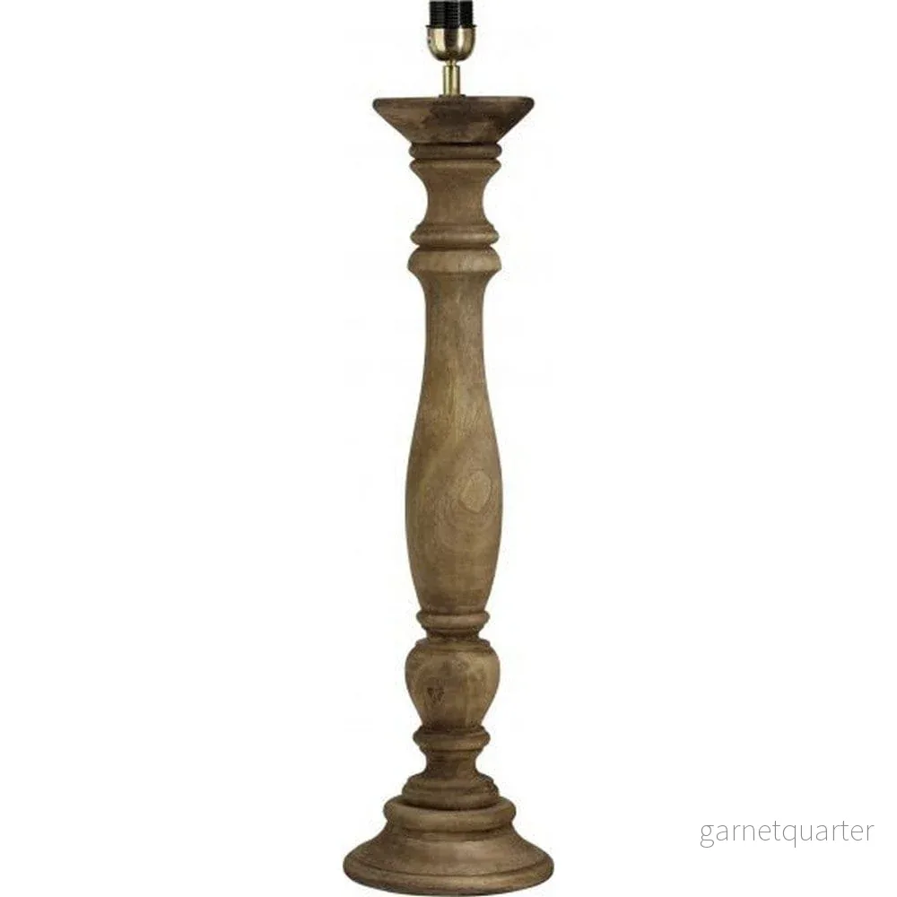 PR Home Lampfot Lodge Aged Brown PR Home Lampfot Lodge Aged Brown