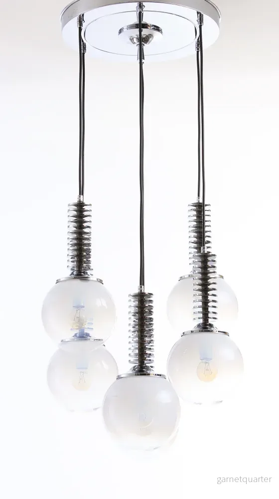 Taklampa Italiensk Muranoglas 1960-tal Nr A274