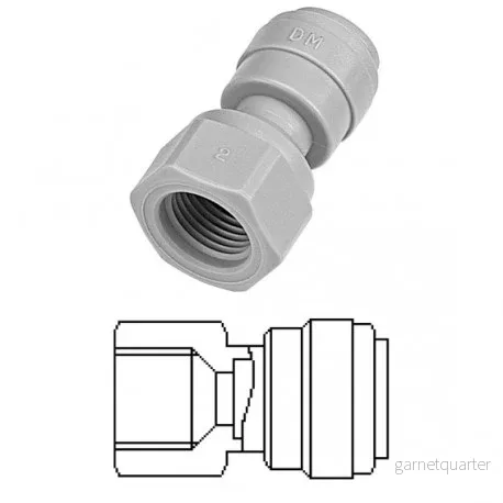 DMfit övergång 3/8″ – 1/4″ FFL DMfit övergång 3/8″ – 1/4″ FFL