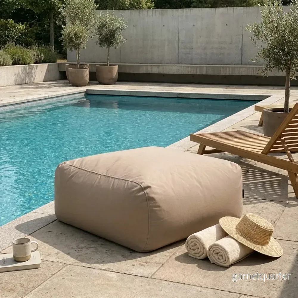 Sittsäck Tube Sittpuff 80 Colorin Taupe