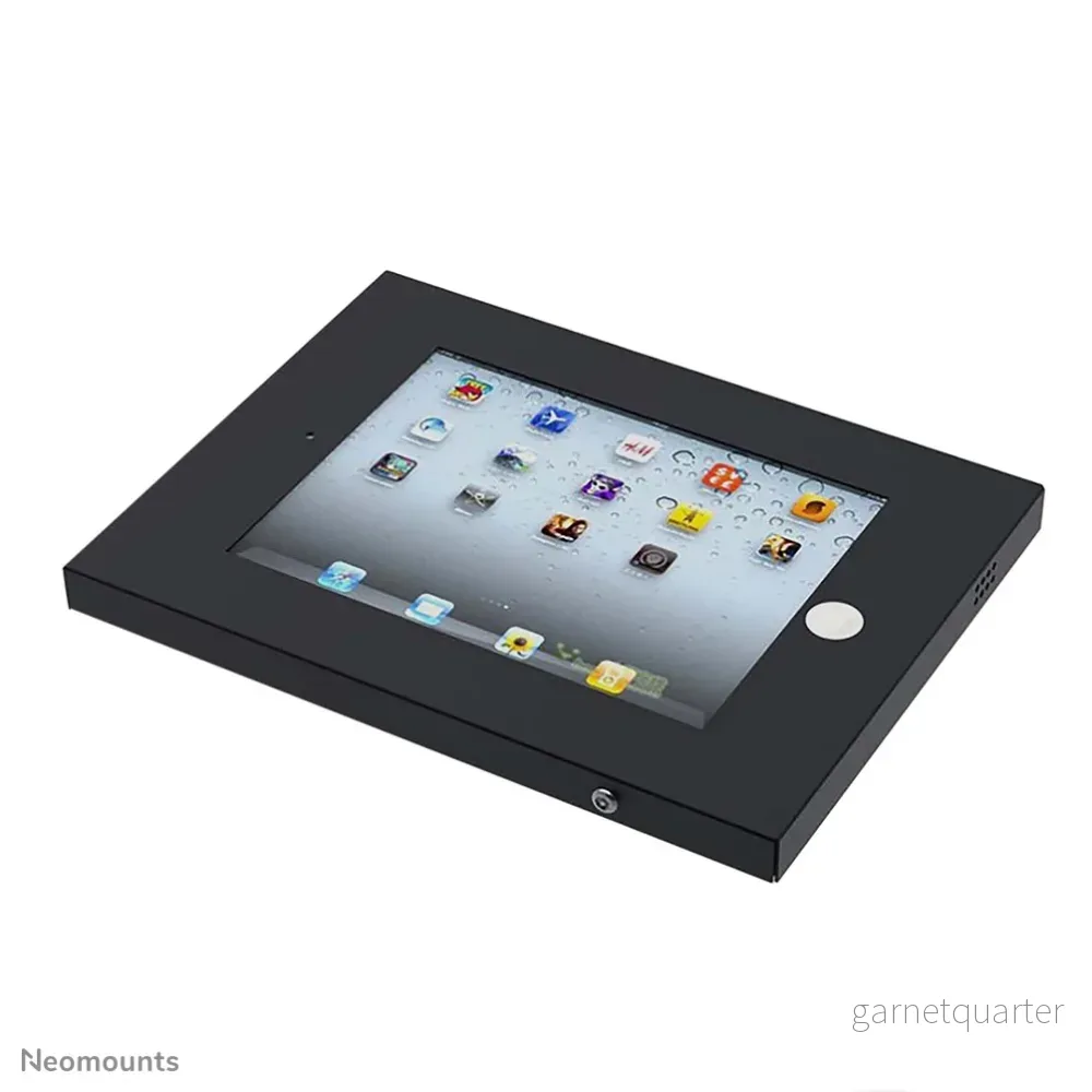 Neomounts stöldsäker tablethållare IPAD2N-UN20 svart för 9,7-tums iPad/iPad Air-tabletter (VESA 100x100 mm) - Svart