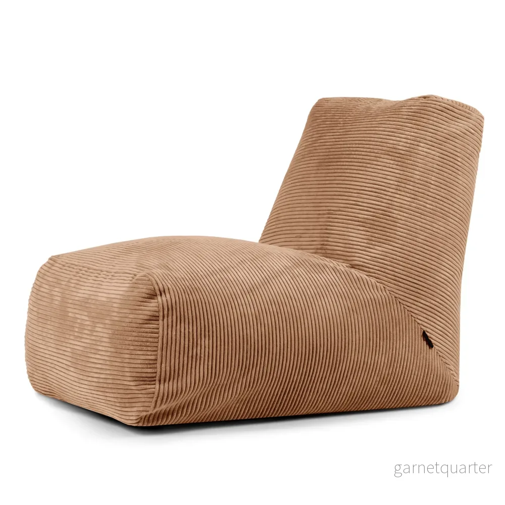 Sittsäck Tube Waves Sand – Ergonomisk fåtöljform - Bild 2