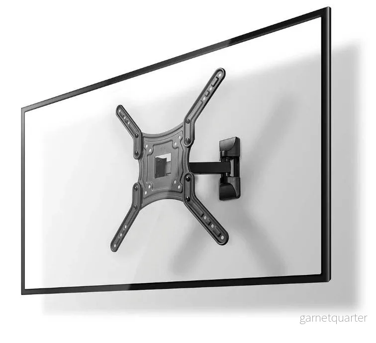 TV-väggfäste | 23 – 55″ | Max. 30 kg | 2 gångjärnspunkter