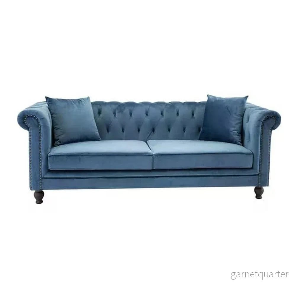 Venture Home 3-sitssoffa Velvet Sammet - Bild 2