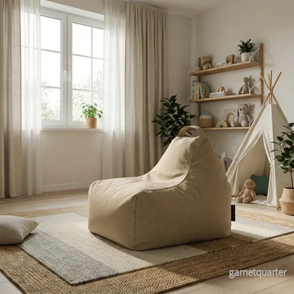 Barnfåtölj Game OX Beige Barnfåtölj Game OX Beige