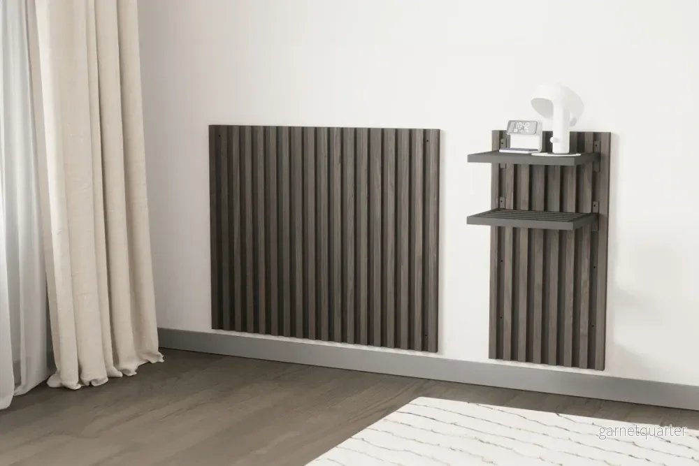 Toulon väggpanel, mocka 80x41x3
