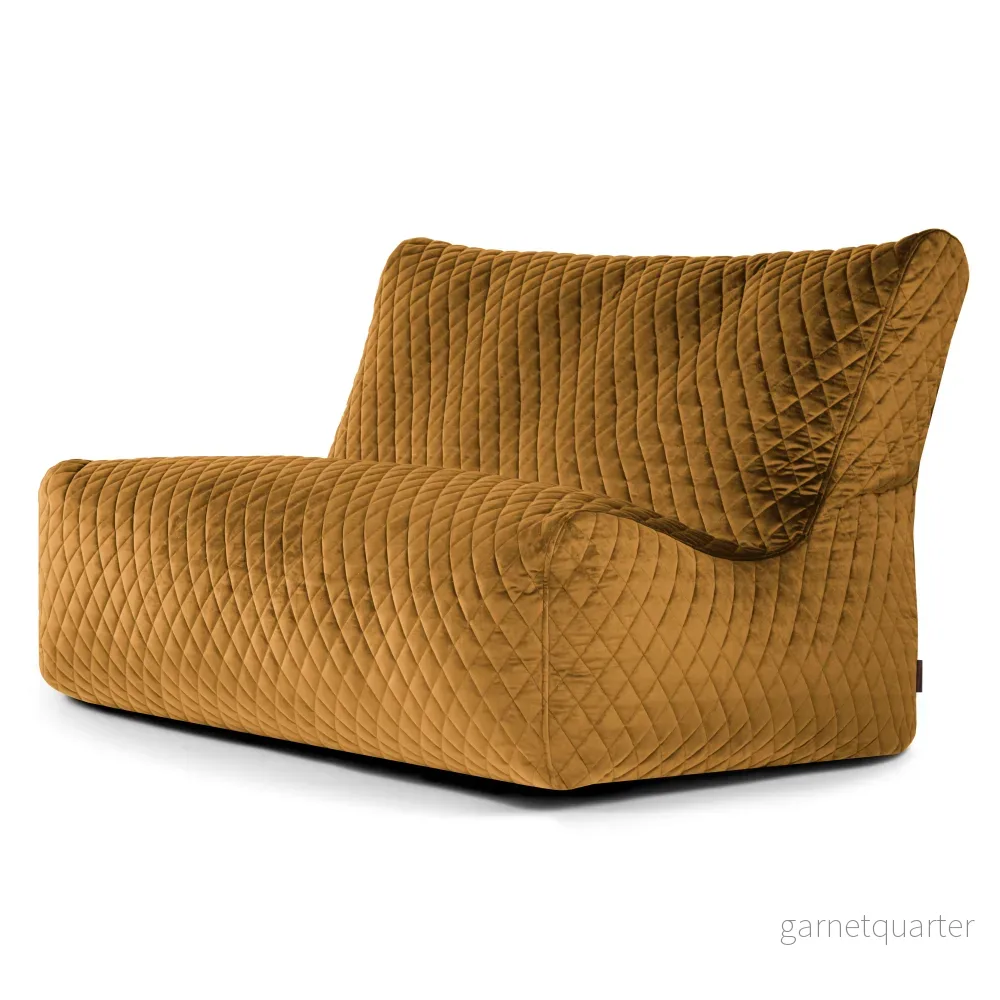 Sittsäck Soffa Seat Lure Luxe Mustard