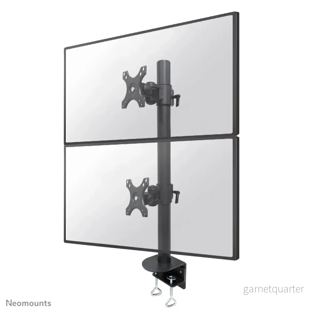 Neomounts FPMA-D960DV svartPLUS är ett skrivbordsfäste för två böjda skärmar upp till 49 tum (124 cm) - Svart - Bild 3