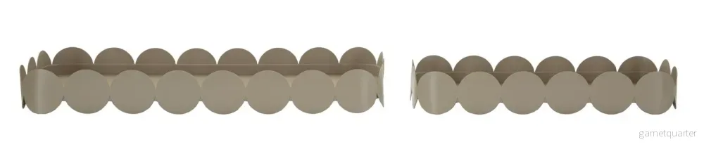 Mauro Ferretti Saturn rektangulärt dekorationsfat 2-pack - Bild 3