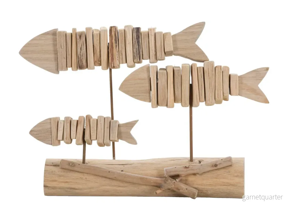 Mauro Ferretti Fish Nature träskulptur Mauro Ferretti Fish Nature träskulptur