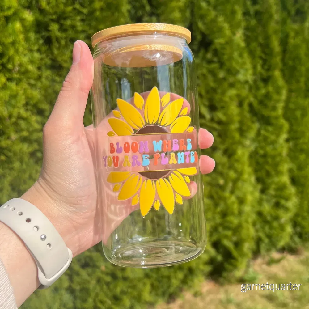 Glas – Bloom where you are planted Glas – Bloom where you are planted