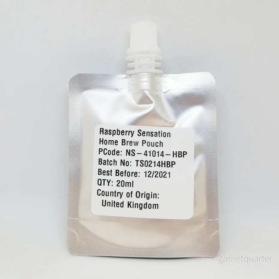 NaturalSensation Hallon fruktessens – 20ml Homebrew Pouch NaturalSensation Hallon fruktessens – 20ml Homebrew Pouch