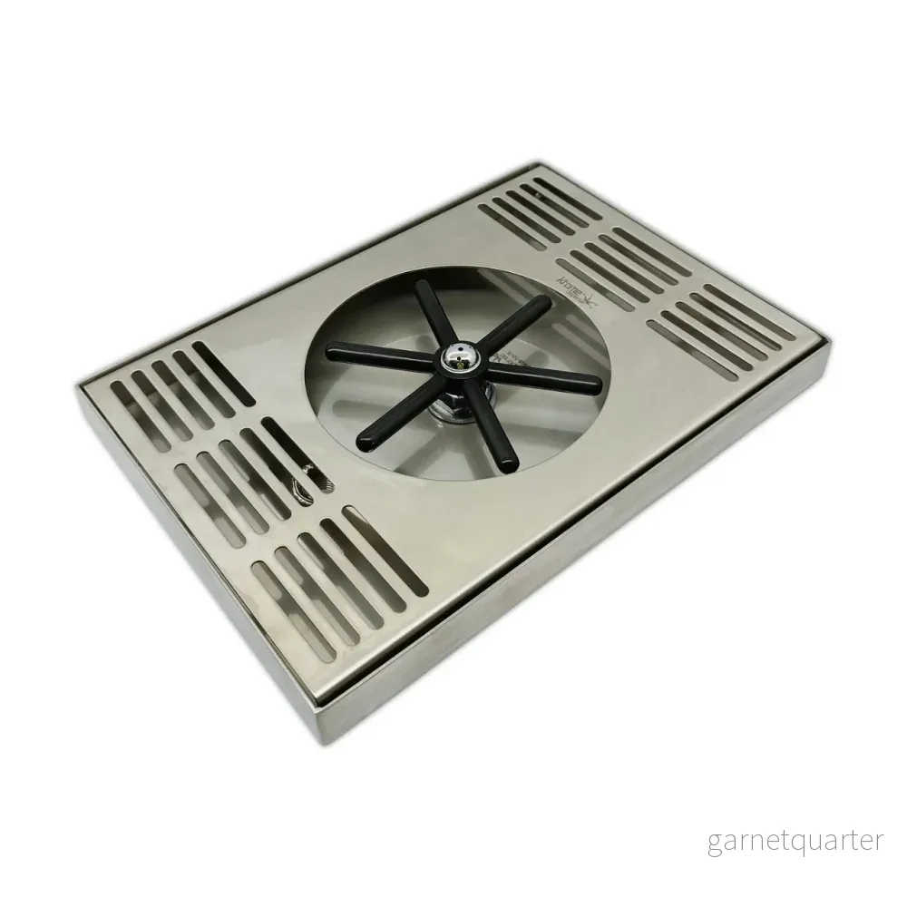 Drip Tray 25cm x 18cm med rinser / spolare – Krome Dispense
