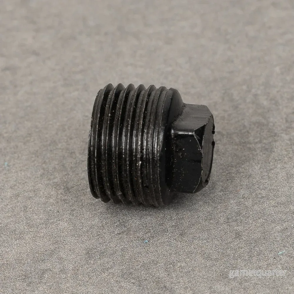 Rörplugg - 20 mm - Svartlackerad - Bild 2