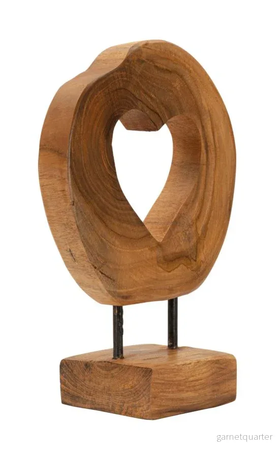 Mauro Ferretti Hasi skulptur i teak - Bild 2