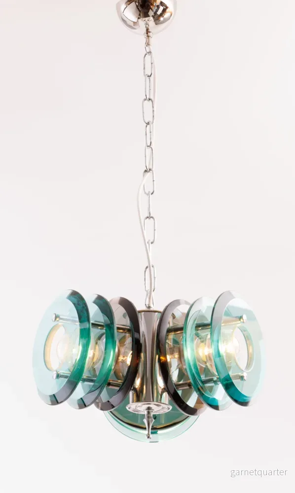 Italiensk Taklampa  stil fontana arte 1970/80-tal Nr A538