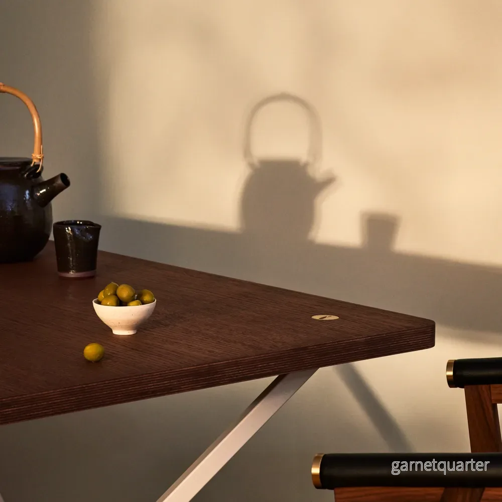 NEB Rectangular Table With Top In Smoked Oak - Bild 3