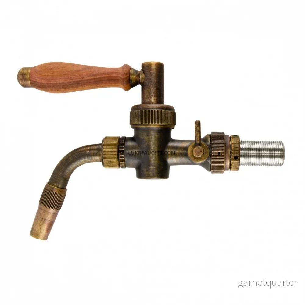 LUKR Nostalgie tappkran, brass (patina) – US Shank