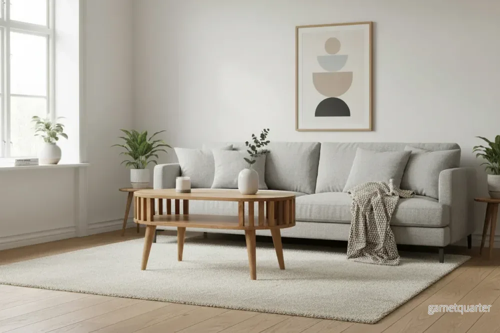Ariella soffbord | Massivt mangoträ, varm ekfinish