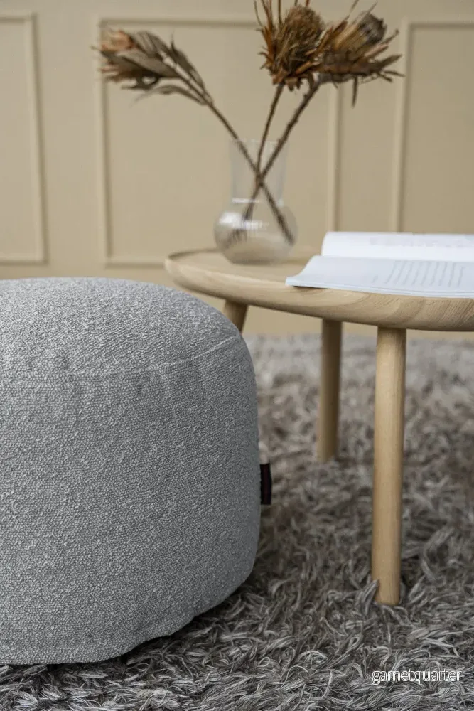 Sittpuff Fotpall Mini Madu Light Grey - Bild 3