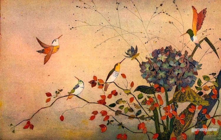 Jutta Votteler –  Kleine Gartenbesucher