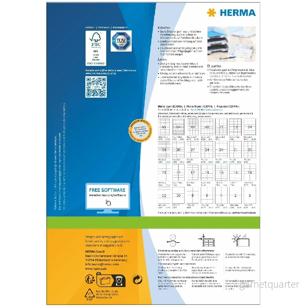 Herma Premium etiketter 105 x 148mm - Bild 2
