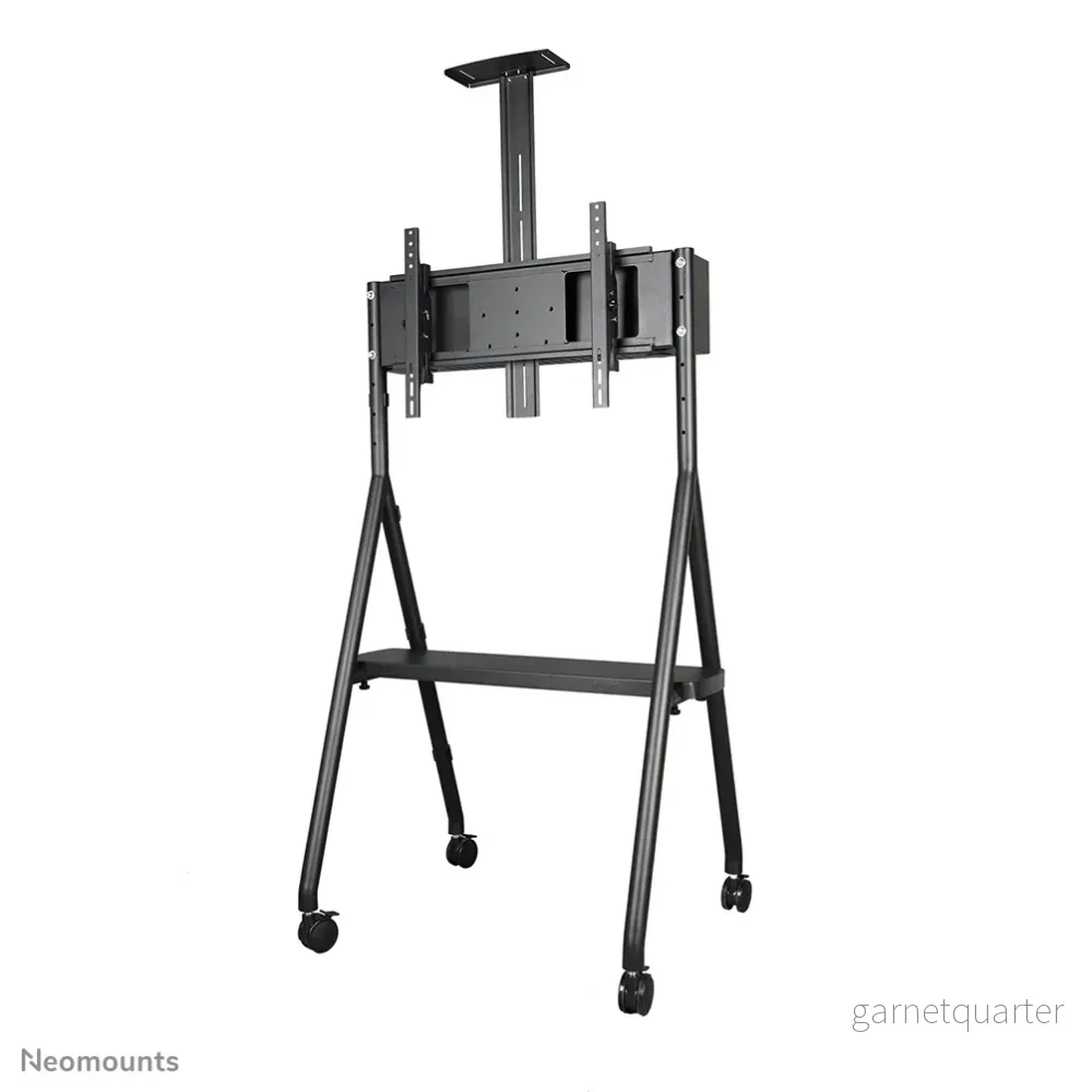 Neomounts NS-M1500black är en flyttbar möbel för flatskärmar upp till 65 tum (165 cm). Inklusive laptopplatta – Svart Neomounts NS-M1500black är en flyttbar möbel för flatskärmar upp till 65 tum (165 cm). Inklusive laptopplatta – Svart